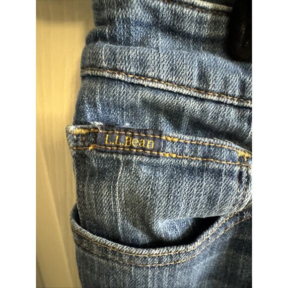 LL Bean Women's Jeans Favorite Fit Straight Size 12 Blue - Picture 5 of 9